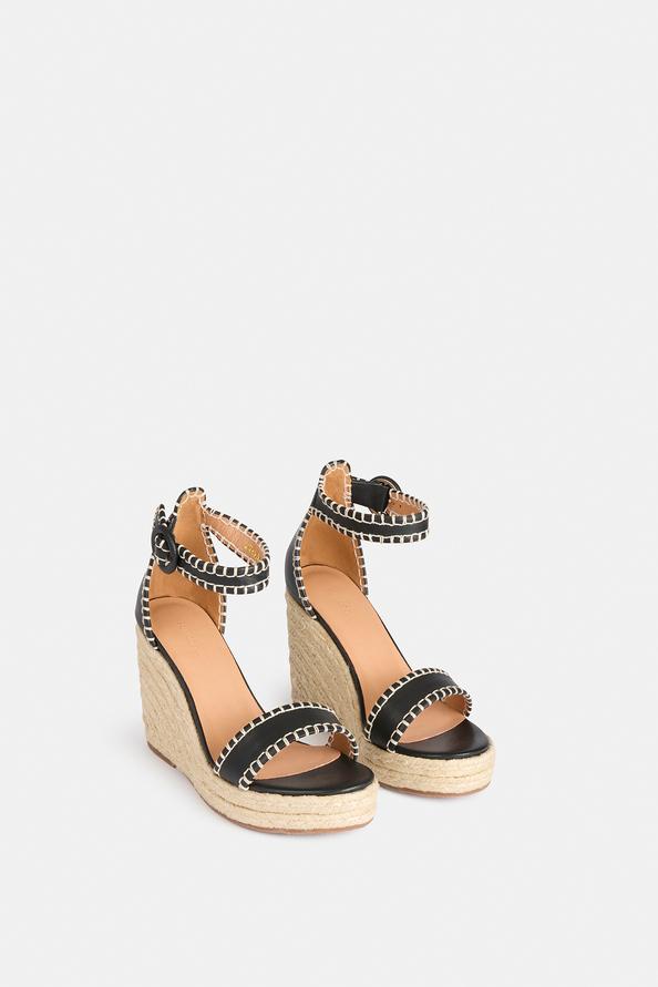 Suncoo Helies Sandales Compensées En Cuir