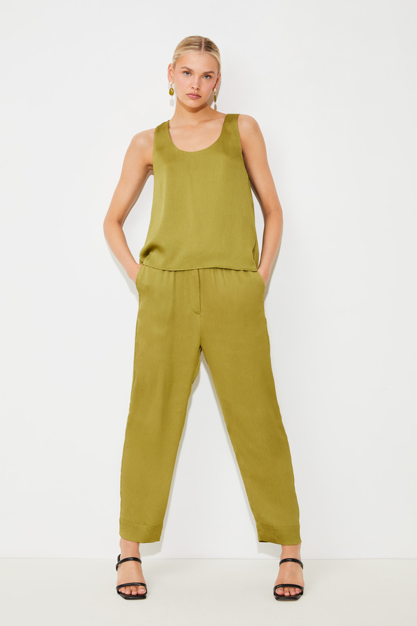 suncoo Jay Pantalon fluide satiné