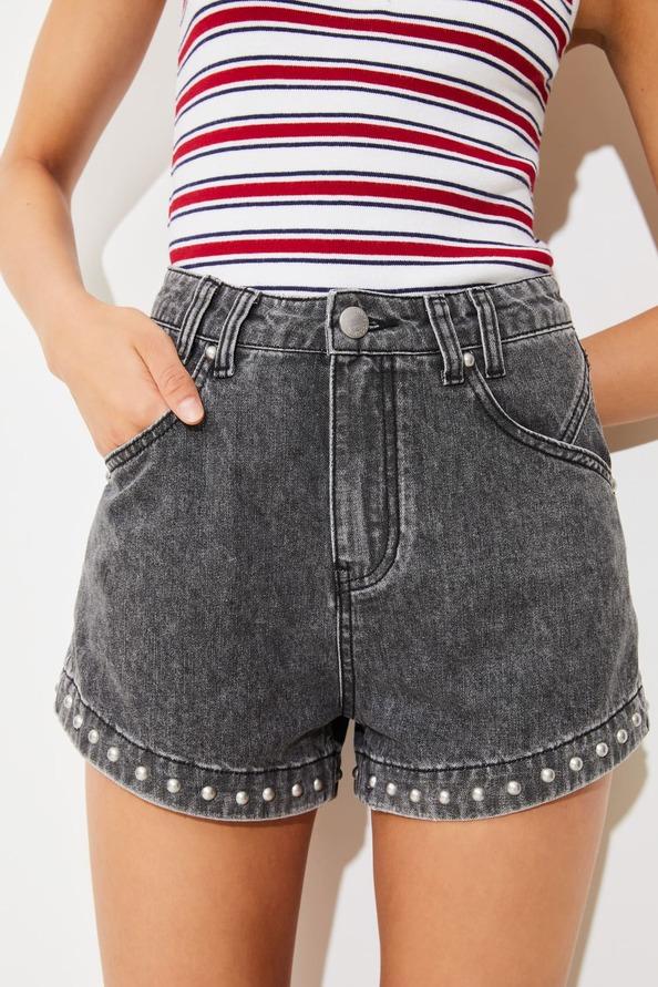Suncoo Kapri Short En Denim Clouté