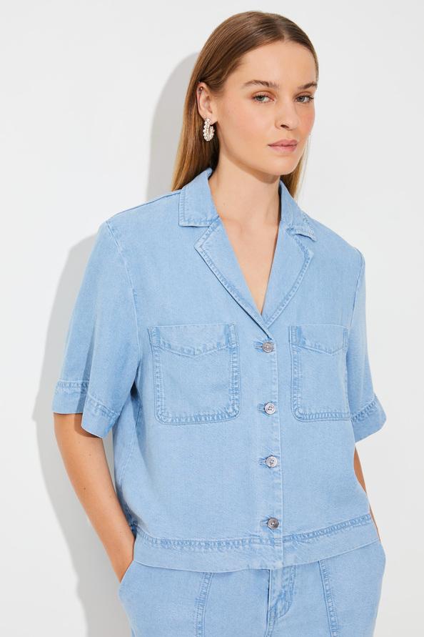 Suncoo Laban Blouse Légère En Denim