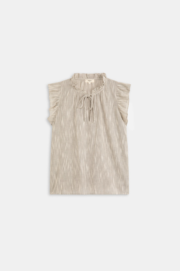 suncoo Lamie Blouse courte coton à rayures