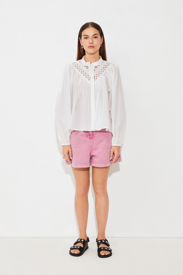 suncoo Lanna Blouse en broderie anglaise