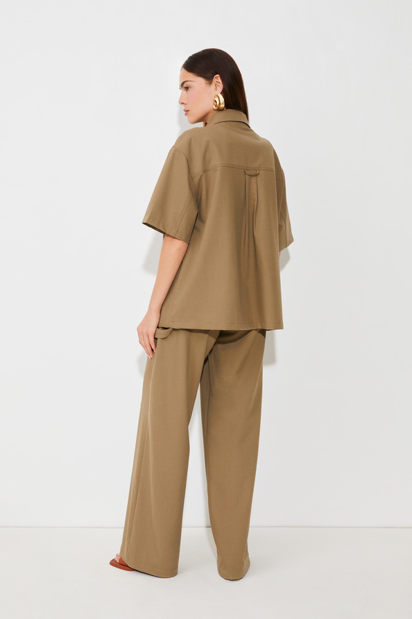Suncoo Larry Chemise Oversize à Manches Courtes
