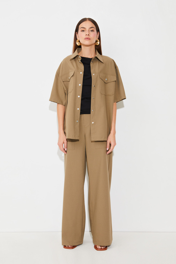 suncoo Larry Chemise oversize à manches courtes