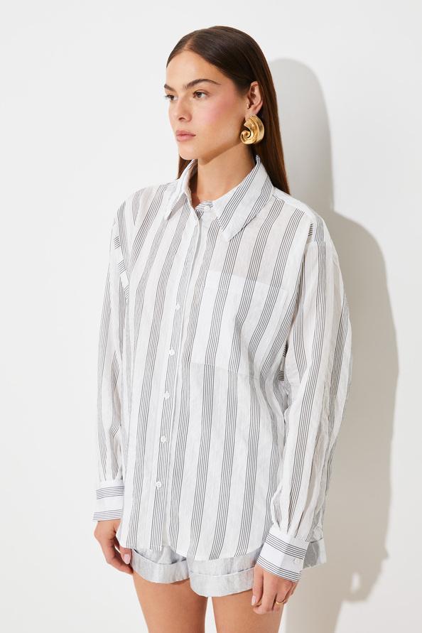 suncoo Lausane Chemise à rayures en voile