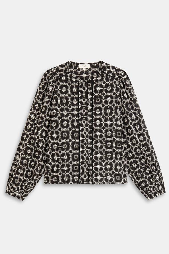 suncoo Layan Blouse à broderies bicolores