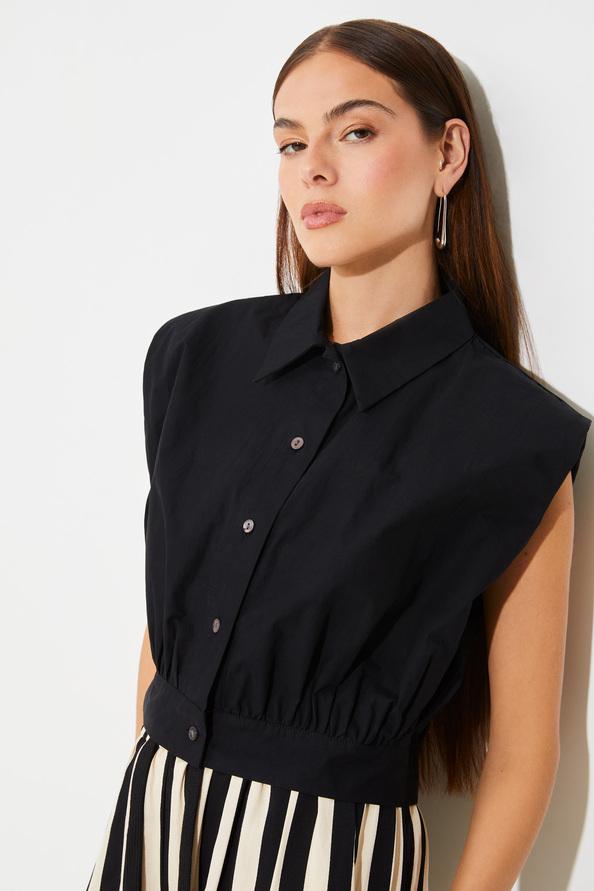 Suncoo Lazur Chemise Courte Boutonnée Sans Manches