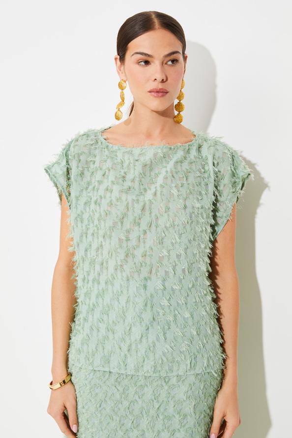 Suncoo Light Blouse Fantaisie à Manches Courtes