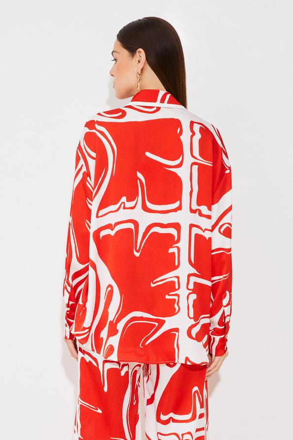 Suncoo Lison Blouse Fluide à Imprimé Jungle
