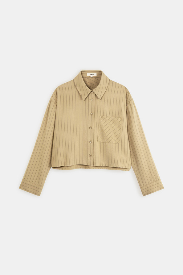 Suncoo Lolita Blouse Courte à Rayures