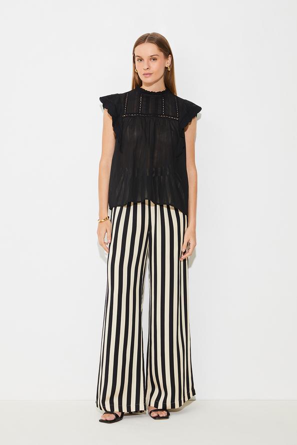 suncoo Loroco Blouse rayée en voile de coton