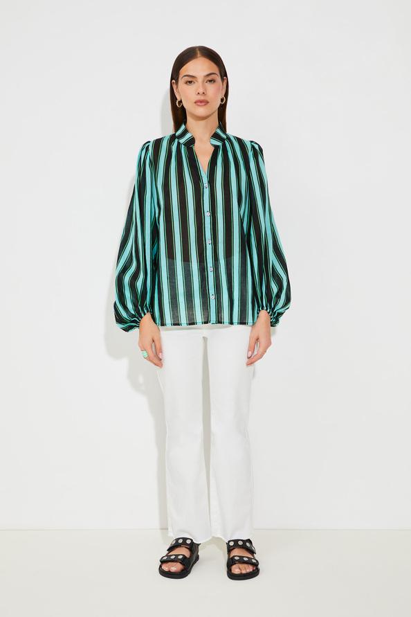 suncoo Lupe Blouse boutonnée à rayures