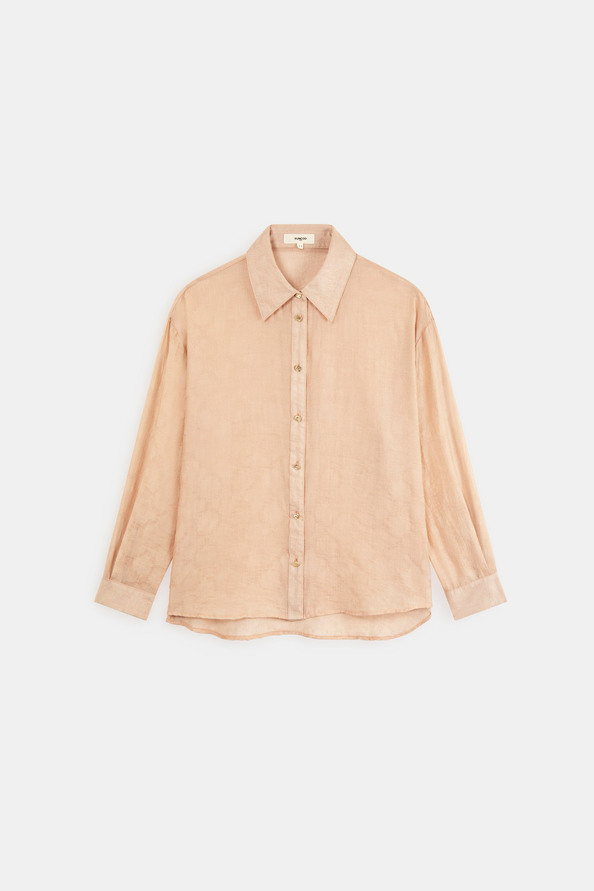 suncoo Lynn Blouse blush jacquard irisée blush