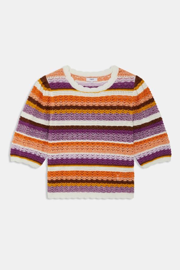 Suncoo Panaca Pull à Rayures Multicolores