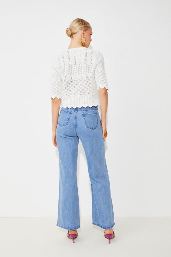 Suncoo Panach Pull Ajouré Festonné