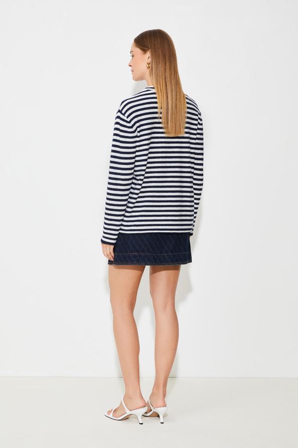 Suncoo Prez Pull Oversize à Rayures