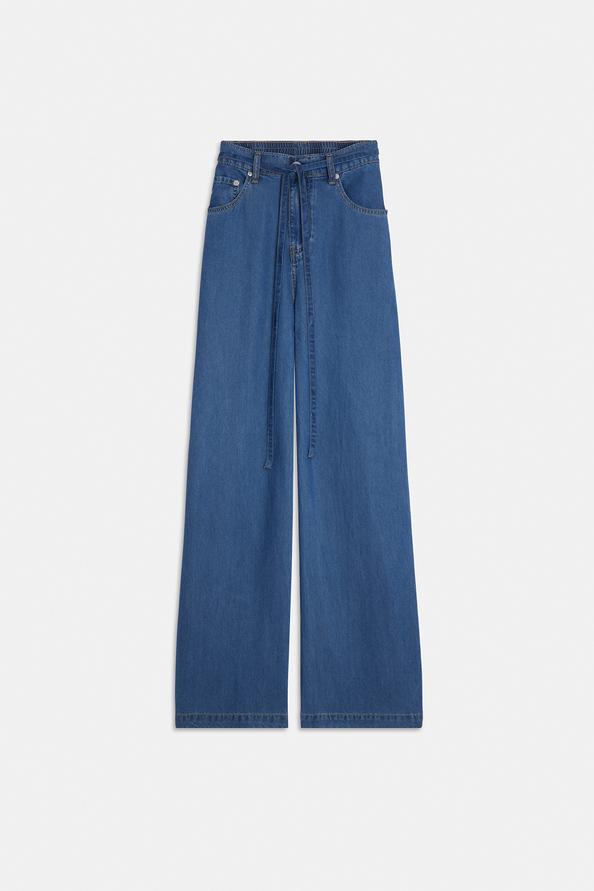 suncoo Rabi Jean large à nouer bleu