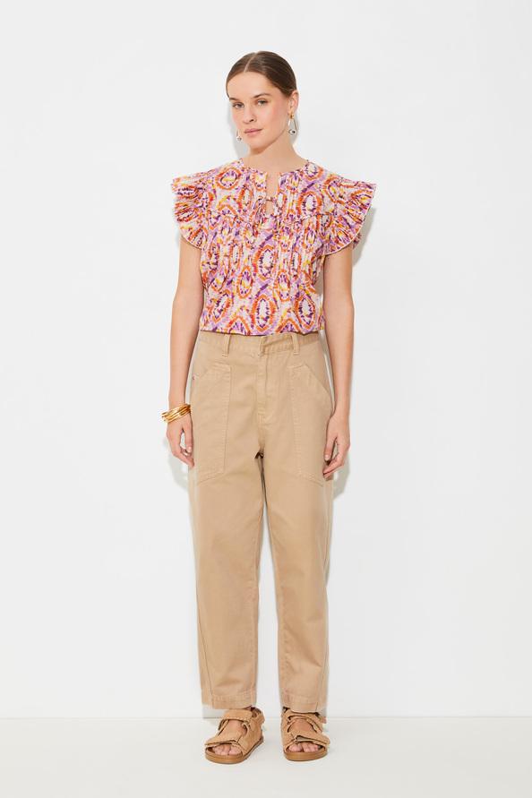 suncoo Rason Jean beige détails poches