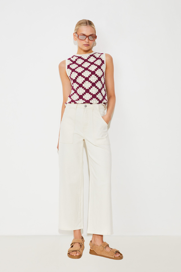 suncoo Roy Jean droit taille haute