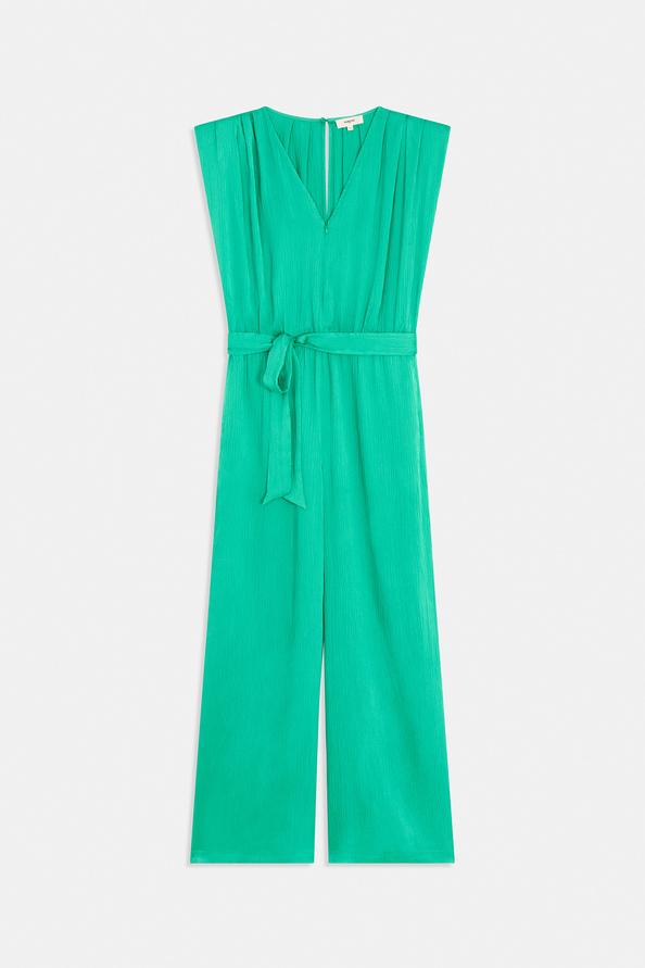 suncoo Taylor Combinaison pantalon satinée verte