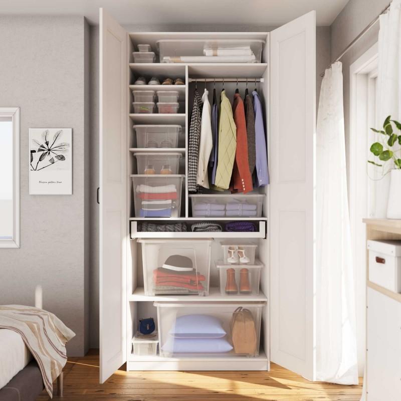 Sundis Lot De 11 Boîtes De Rangement En Plastique Transparent 17L Avec Couvercle VIEW BOX