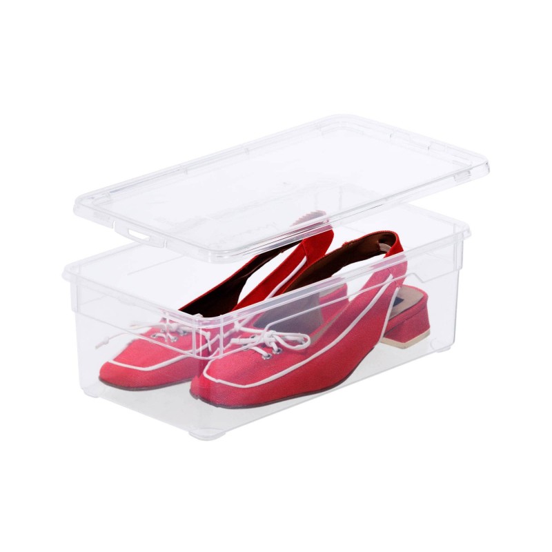 Sundis Lot De 30 Boîtes De Rangement 5L Pour Chaussures En Plastique Transparent Avec Couvercle CLEAR BOX