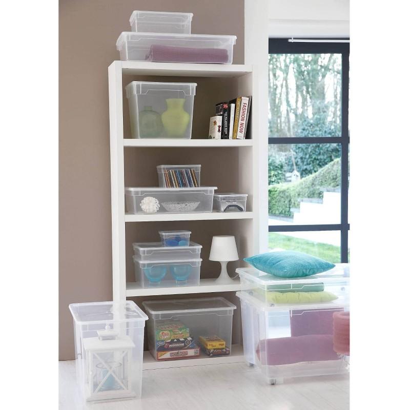 Sundis Lot De 30 Boîtes De Rangement 5L Pour Chaussures En Plastique Transparent Avec Couvercle CLEAR BOX