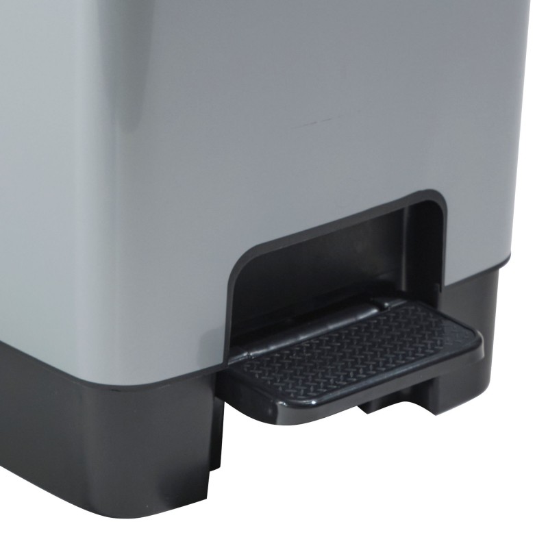 Sundis Poubelle à Pédale 30 Litres Rectangulaire En Plastique Recyclé COVER BIN