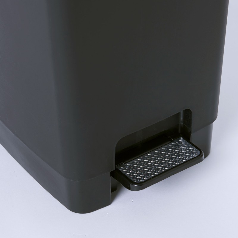 Sundis Poubelle à Pédale 40 Litres Rectangulaire En Plastique Recyclé RING BIN - Métal