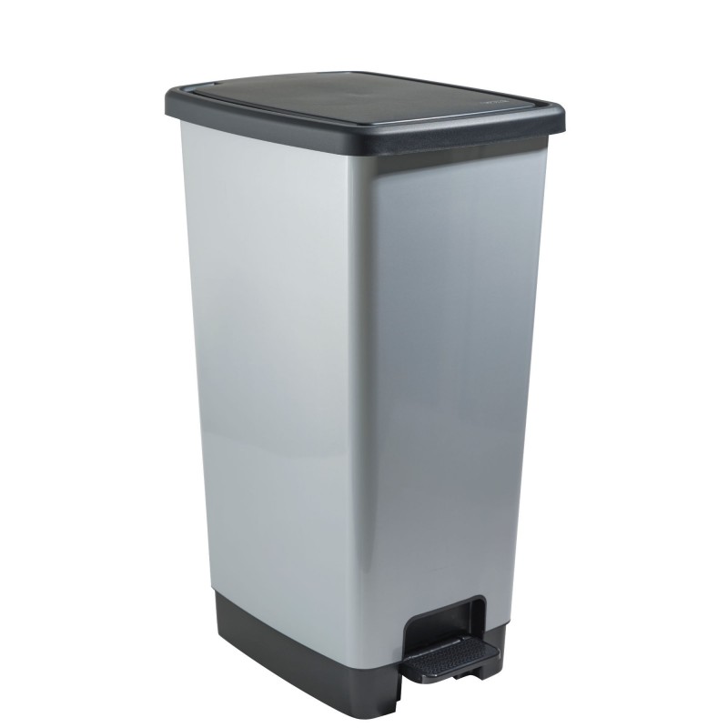 sundis Poubelle à pédale 40 litres rectangulaire en plastique recyclé COVER BIN