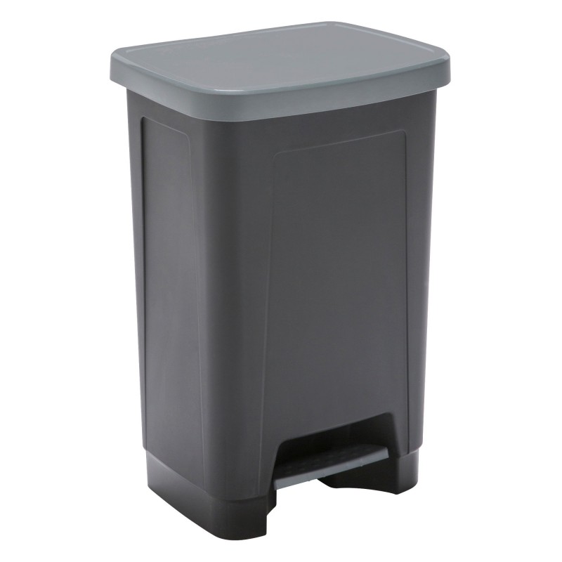sundis Poubelle à pédale 50 litres rectangulaire en plastique recyclé STEP BIN