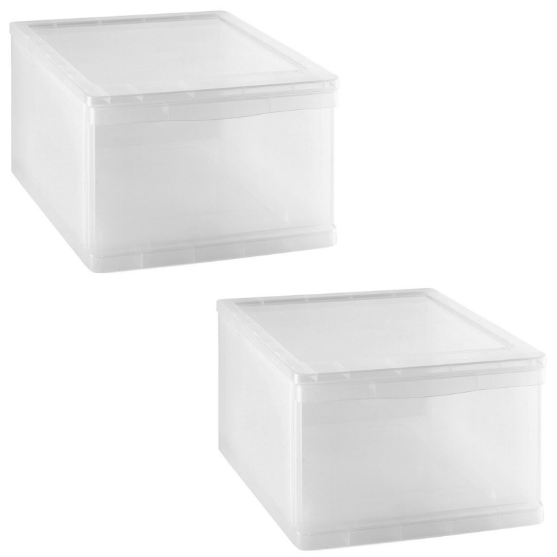 sundis LOT DE 2 tiroirs de rangement CLEAR DRAWER