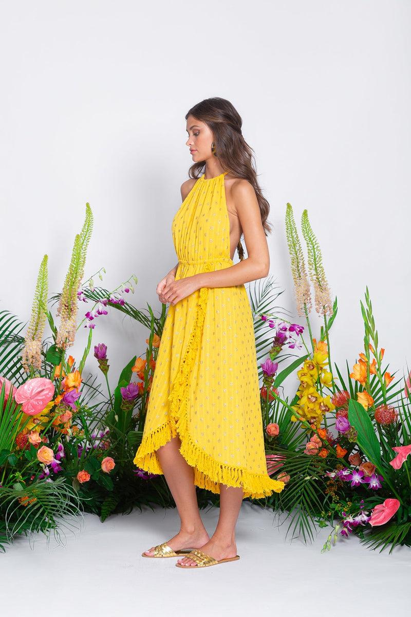 Sundress ADELA DRESS DUBAI BANANA