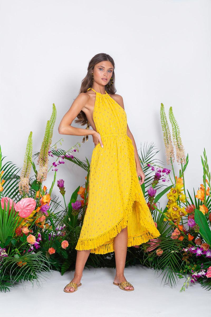 sundress ADELA DRESS DUBAI BANANA