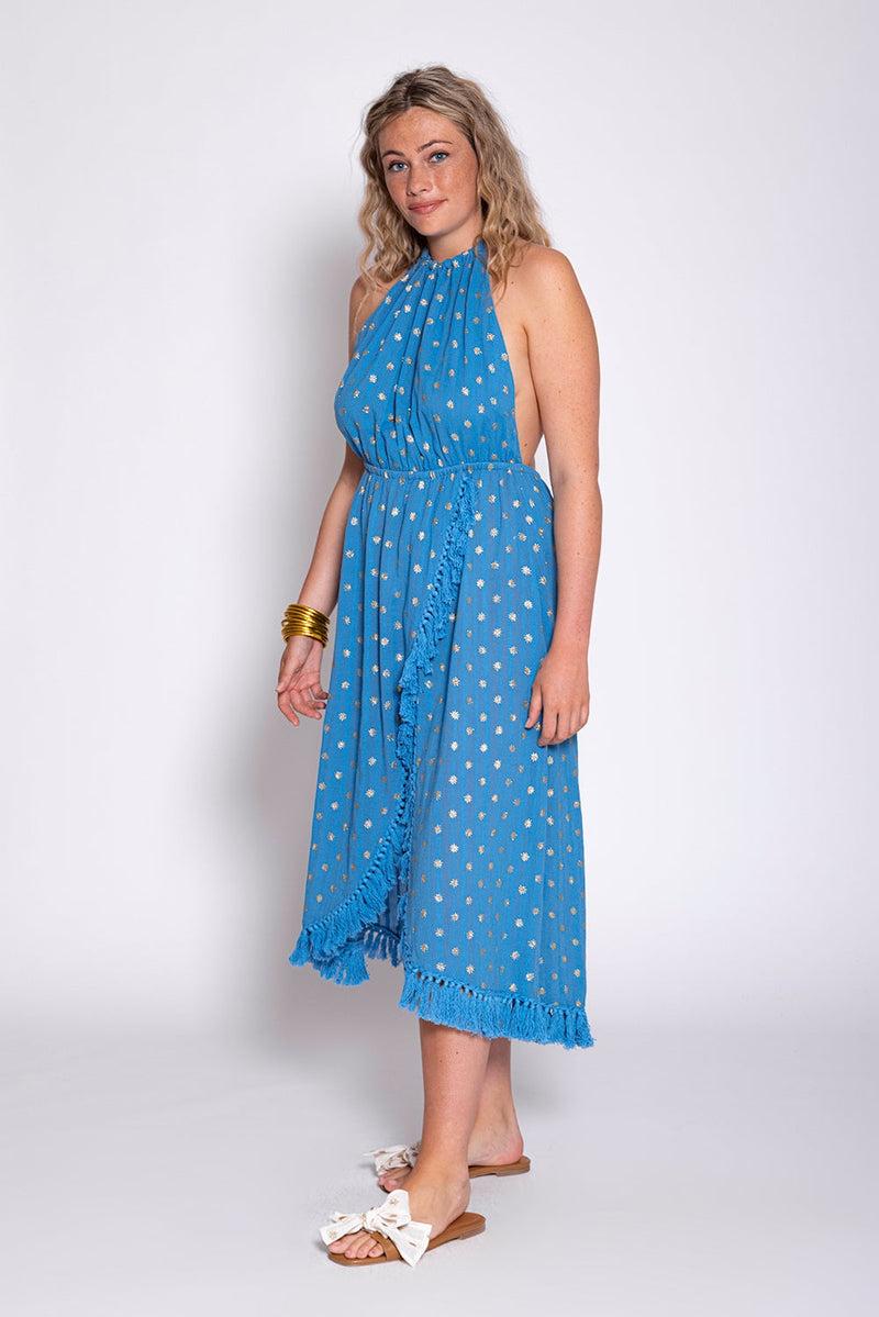 Sundress ADELA DRESS DUBAI BLUE