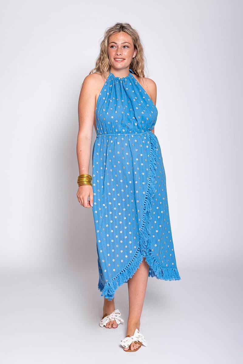 Sundress ADELA DRESS DUBAI BLUE