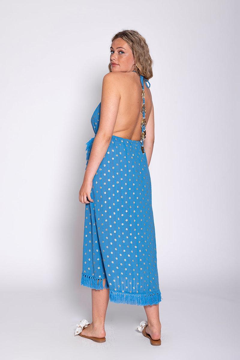sundress ADELA DRESS DUBAI BLUE