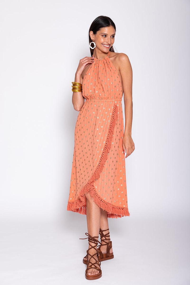 Sundress ADELA DRESS DUBAI TERRACOTTA
