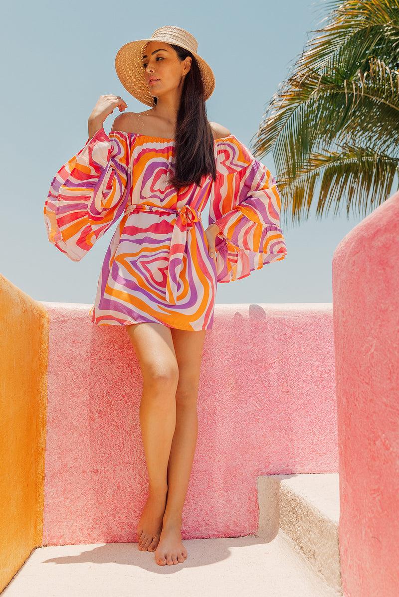 sundress ADINA SHORT DRESS COMPORTA