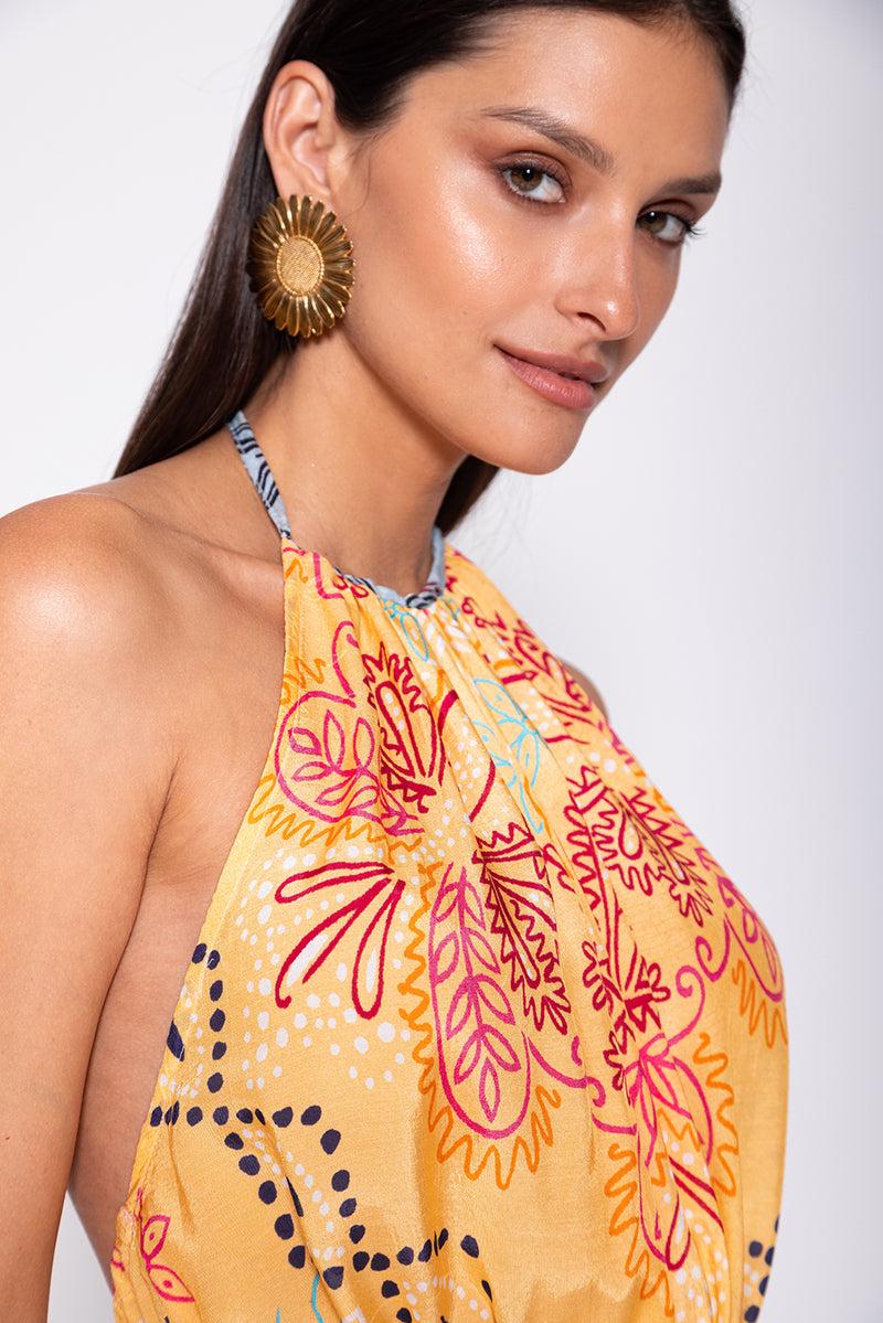 Sundress ALICE SHORT DRESS SAINT TROPEZ YELLOW