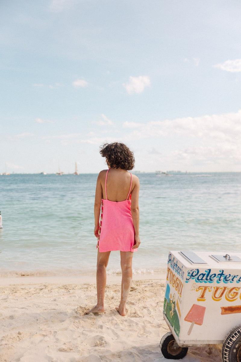 Sundress ALIDA SHORT DRESS TERRY