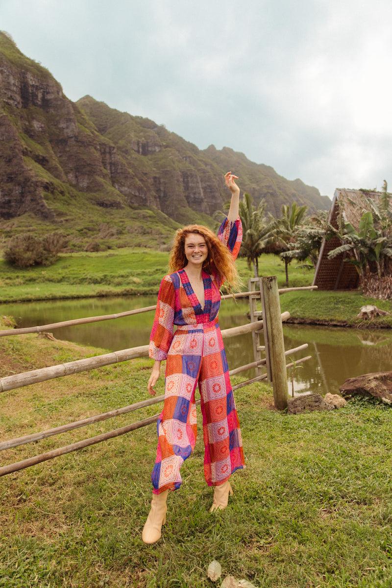 Sundress ALINE JUMPSUIT SAINT TROPEZ PRINT