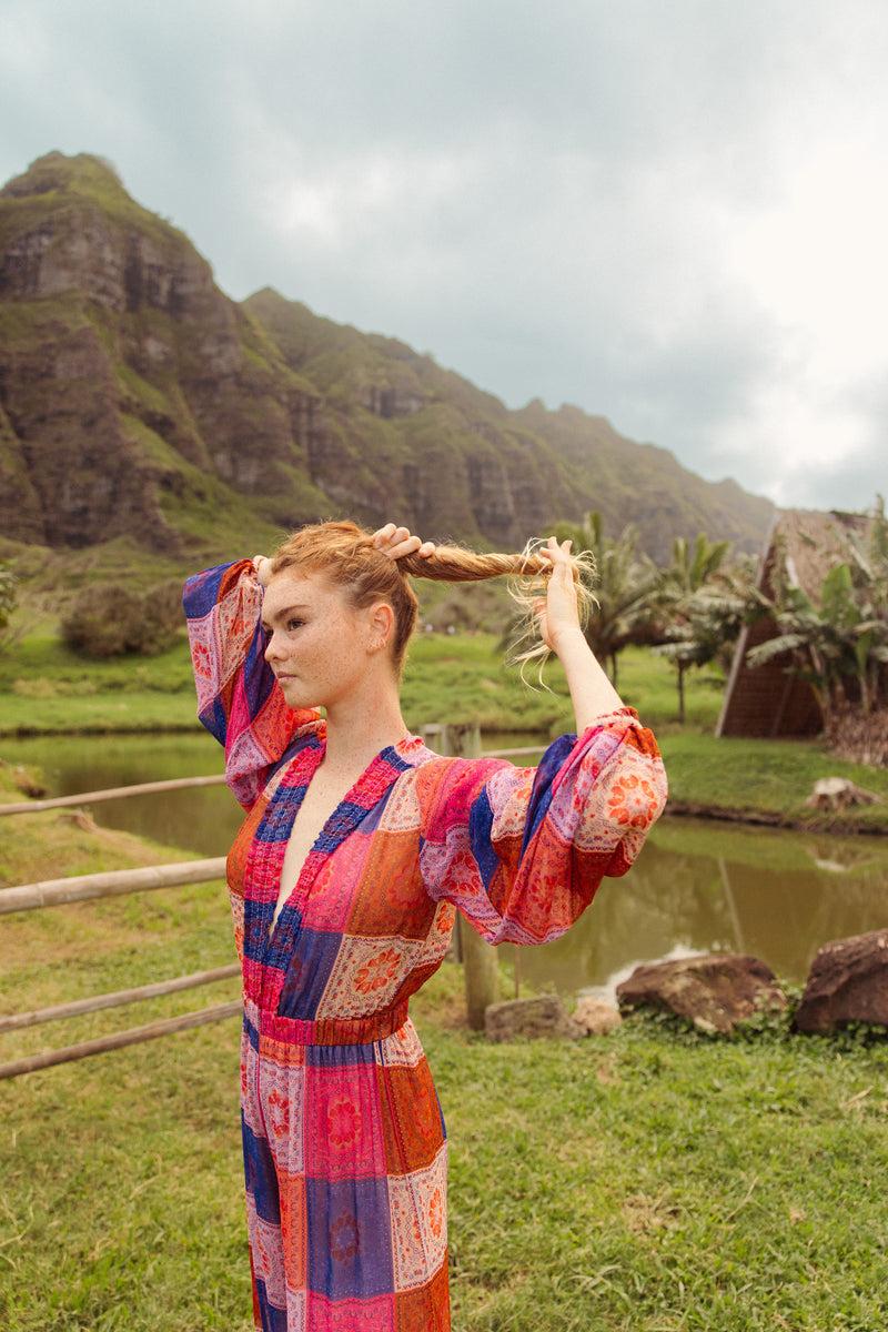 sundress ALINE JUMPSUIT SAINT TROPEZ PRINT