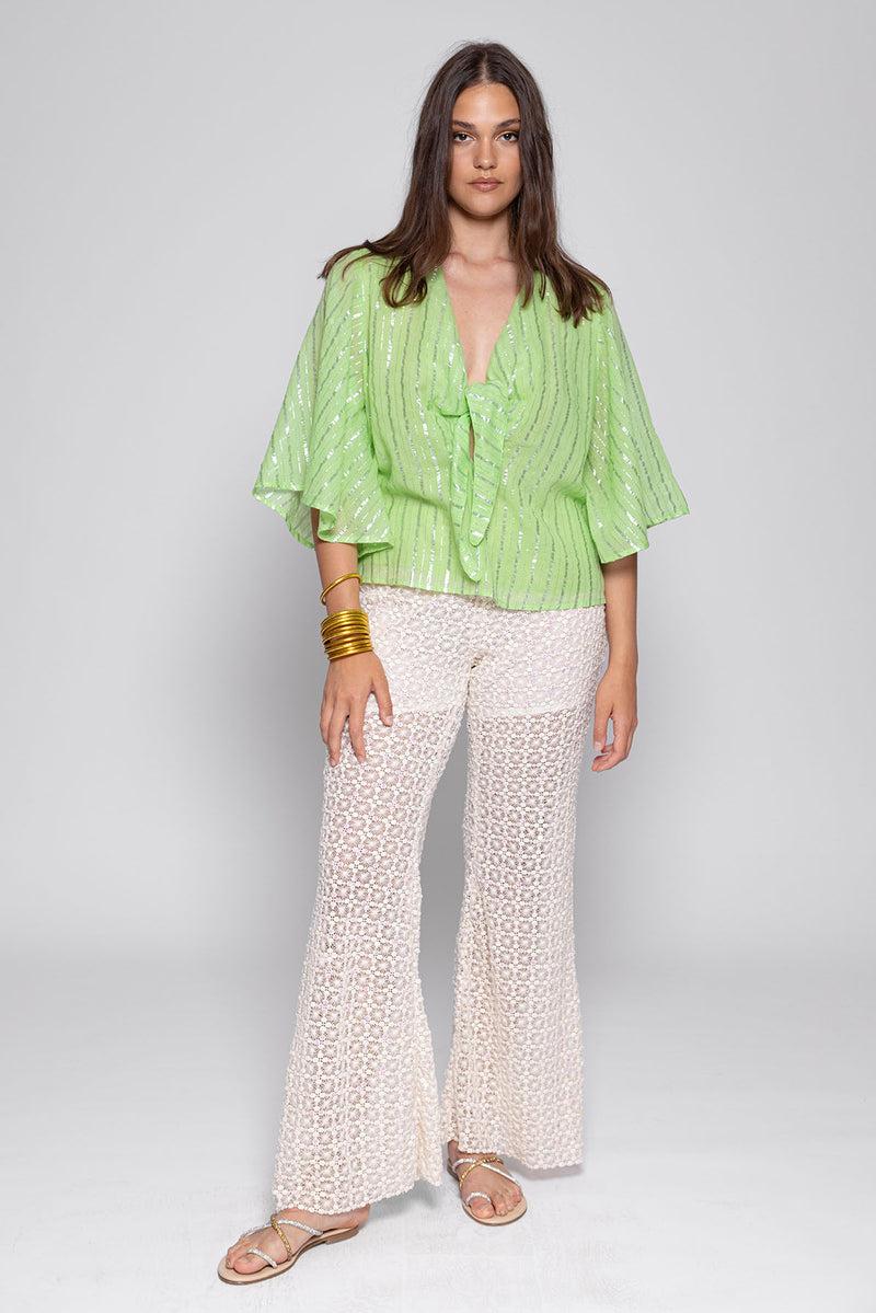 sundress ANIKA TOP ATHENE LIME