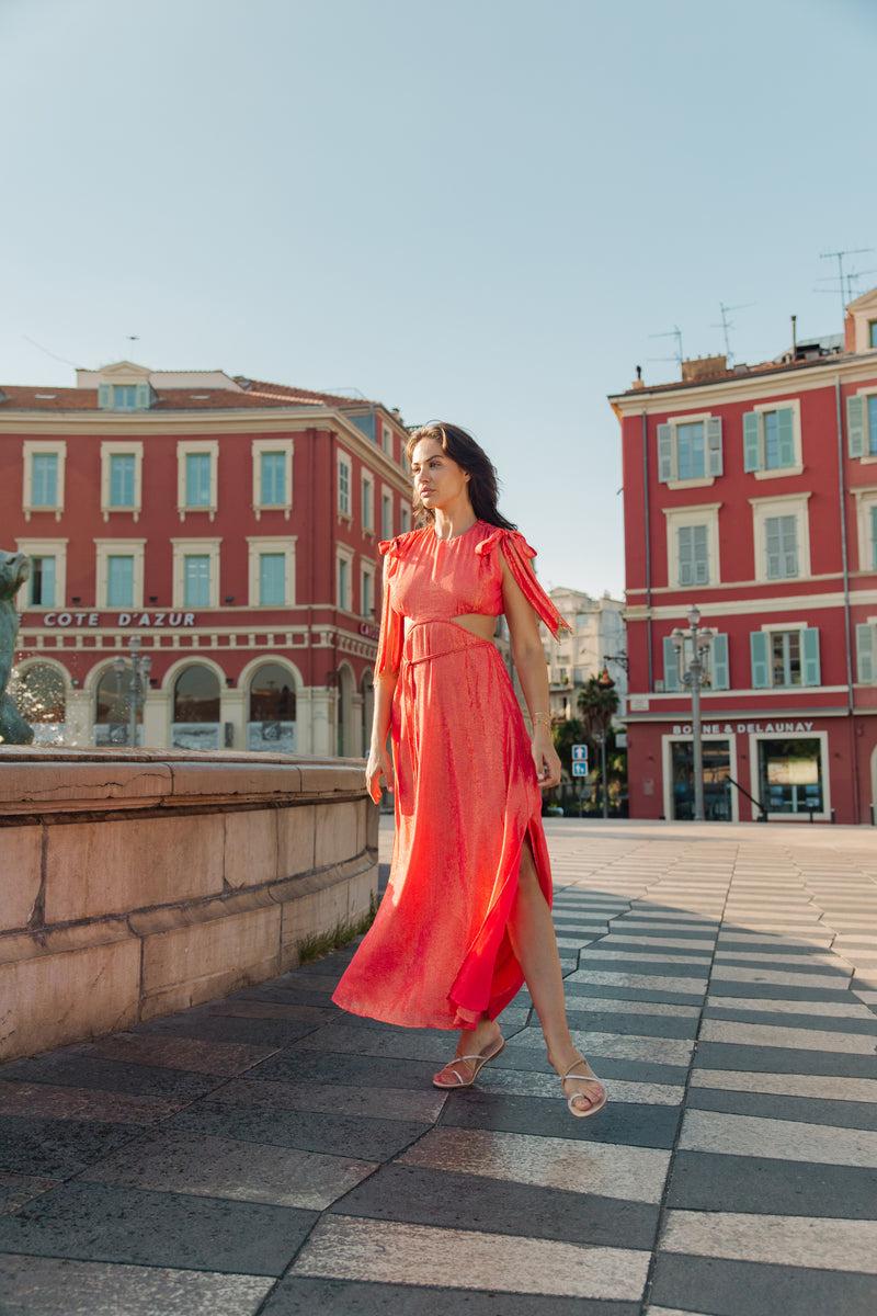 Sundress ANJA LONG DRESS IOS GRENADINE