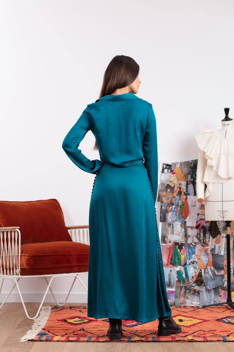 Sundress ANNA SKIRT SATIN CANARD