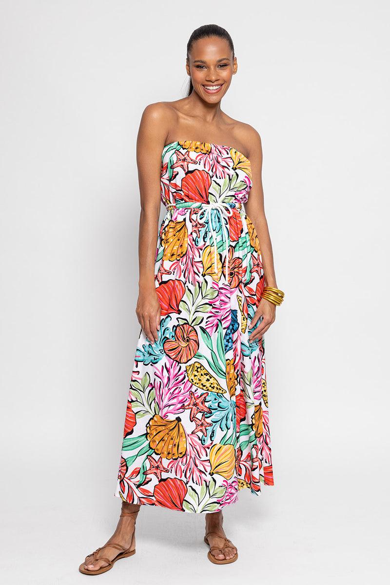 sundress ANOUSHKA LONG DRESS TERRY