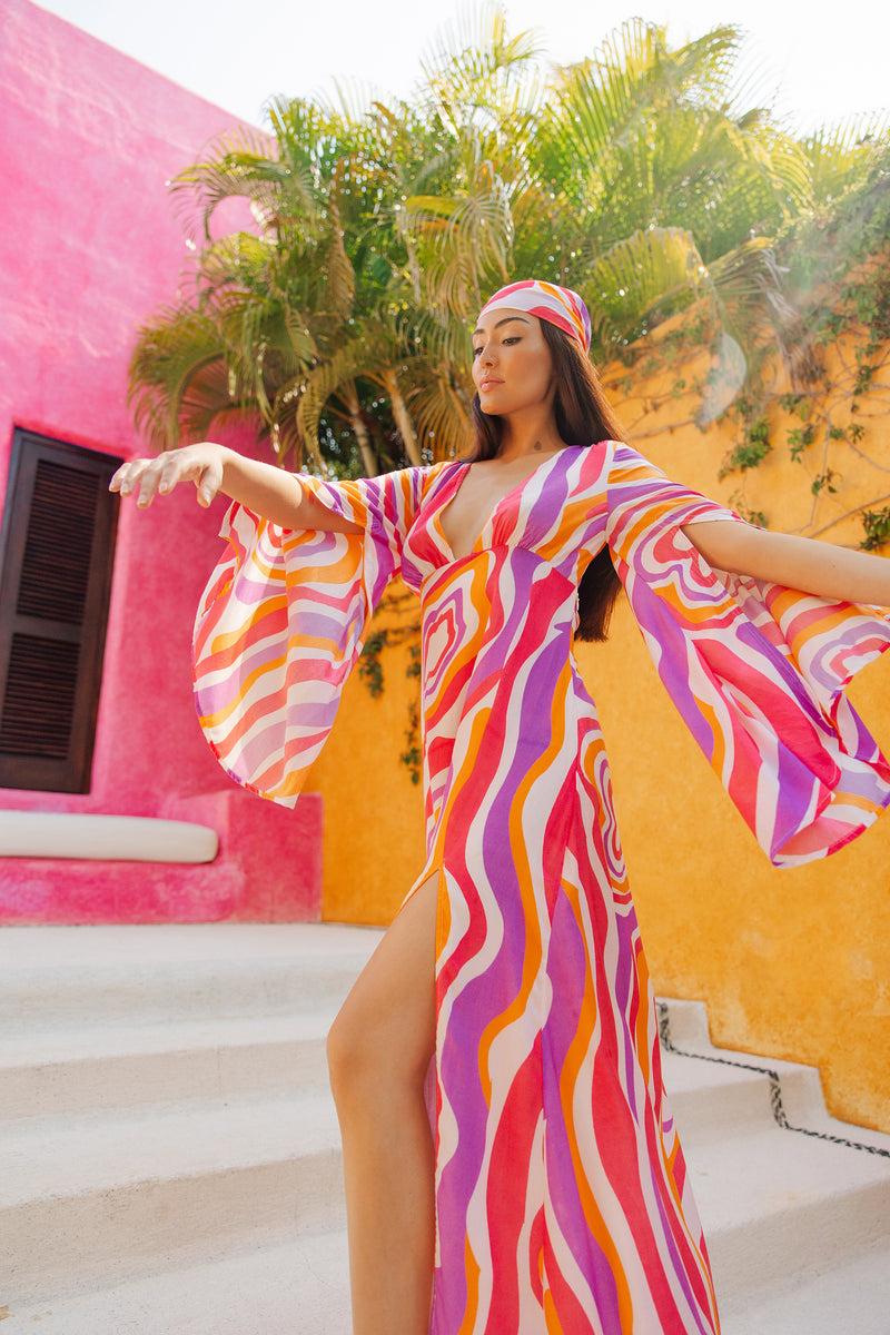 sundress ARSEN LONG DRESS COMPORTA