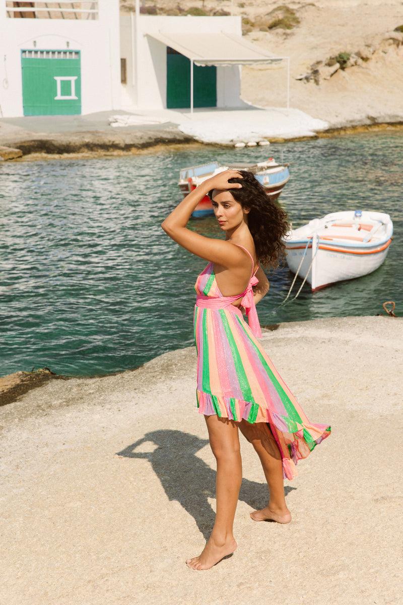 Sundress AURORE DRESS MIX MARBELLA PRINTEMPS