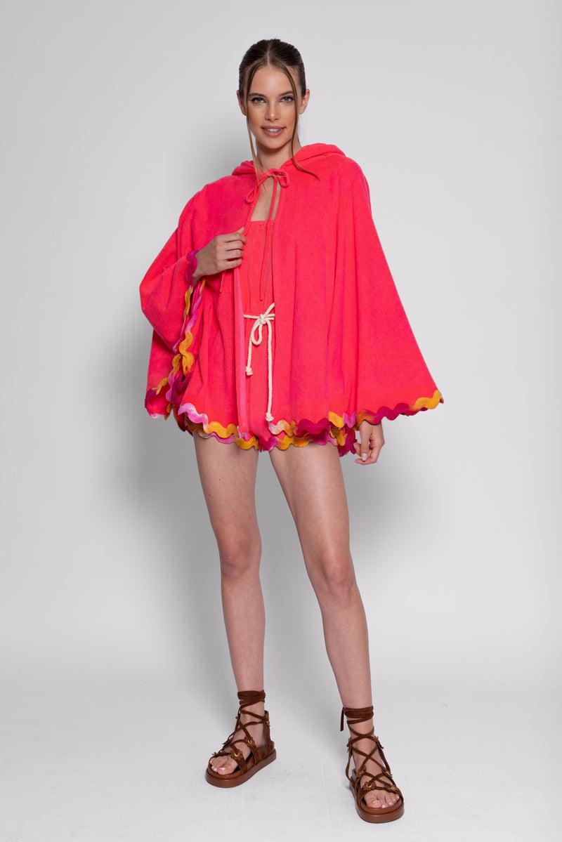 sundress CHARLINE TERRY FUCHSIA